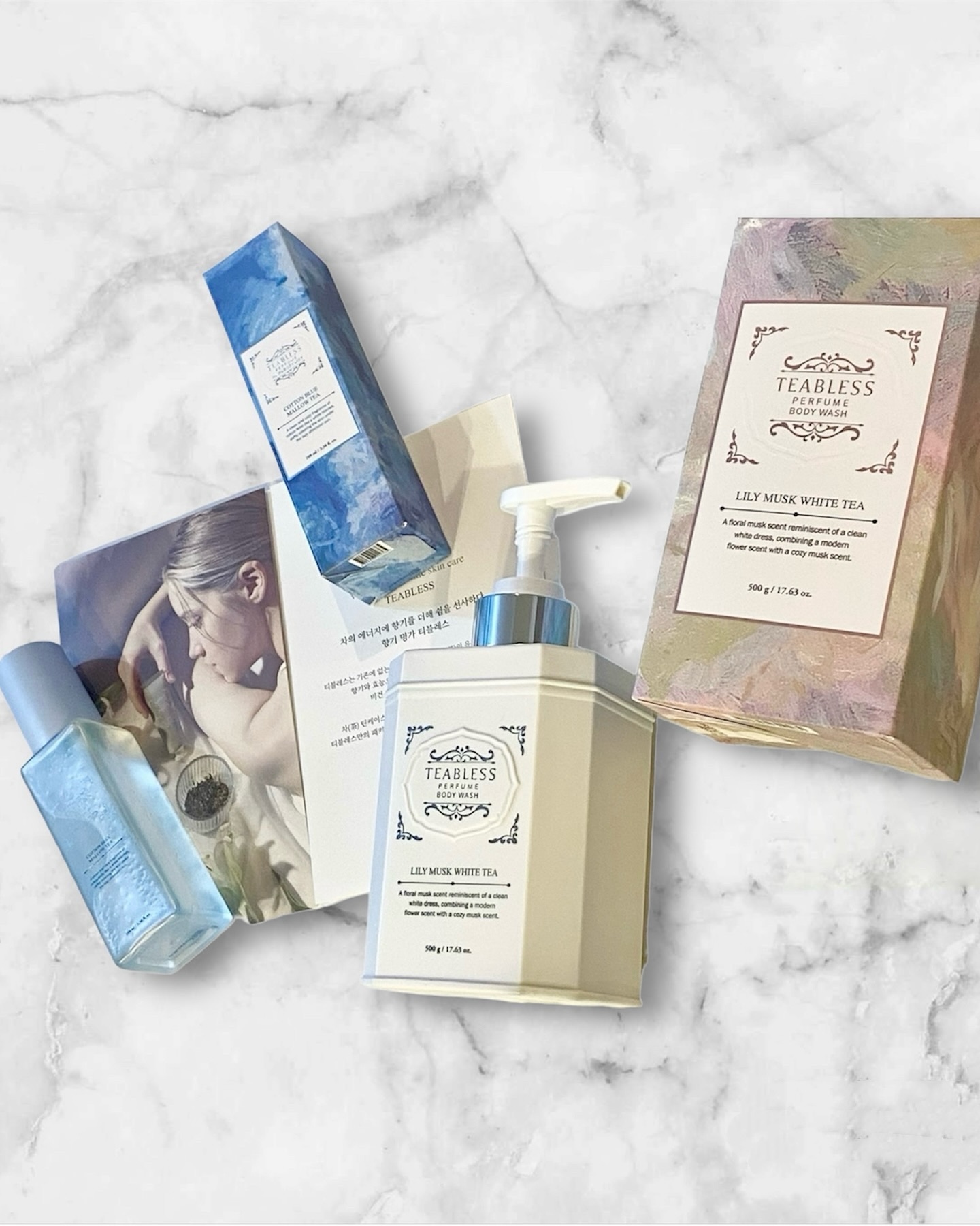 パフュームボディウォッシュ リリームスクホワイトティー/TEABLESS/ボディソープを使ったクチコミ（1枚目）