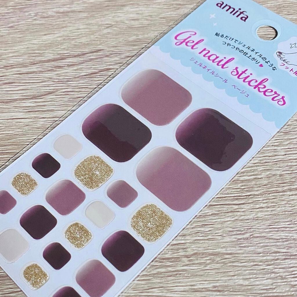 ジェルネイルシール/DAISO/ネイルシールを使ったクチコミ(1枚目)