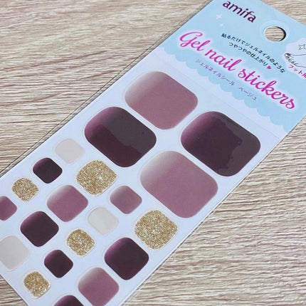 ジェルネイルシール/DAISO/ネイルシールを使ったクチコミ(1枚目)