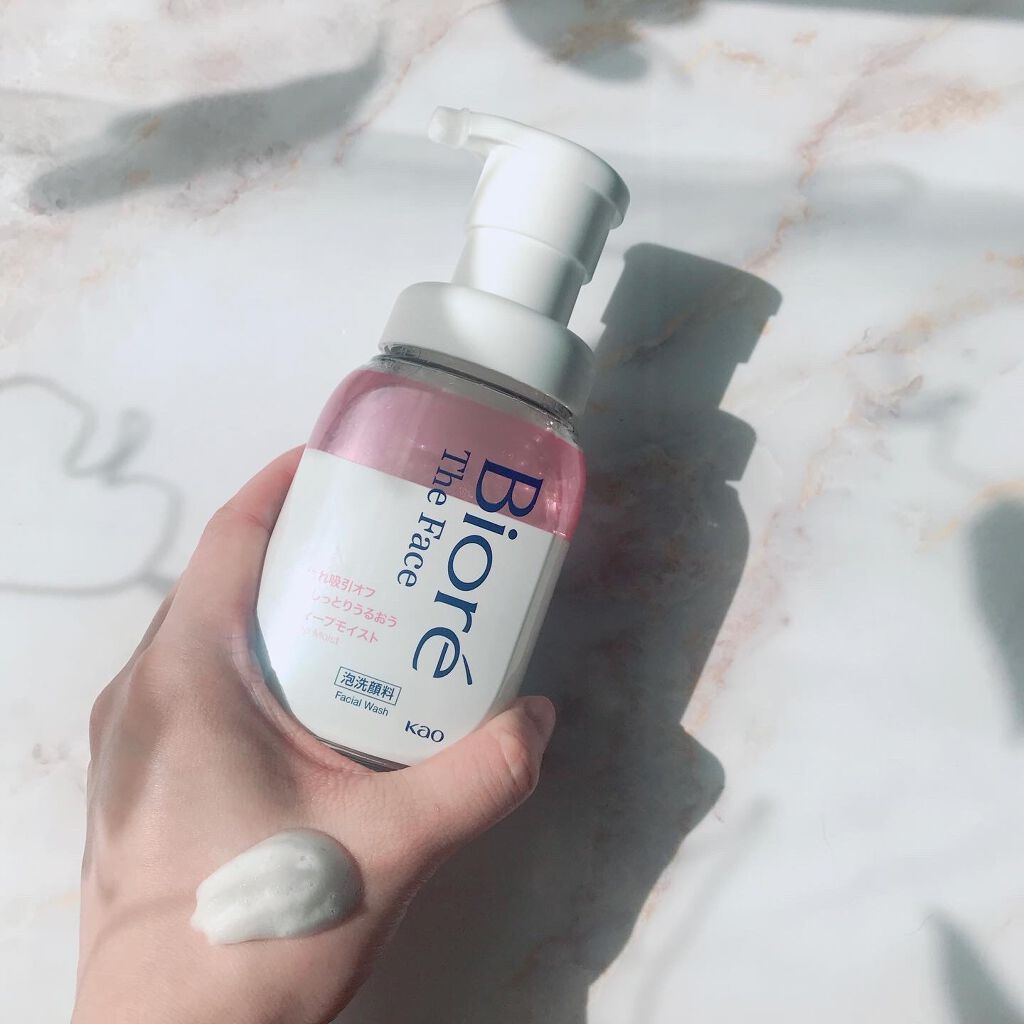 ビオレ ザフェイス 泡洗顔料 ディープモイスト/ビオレ/泡洗顔を使ったクチコミ（1枚目）