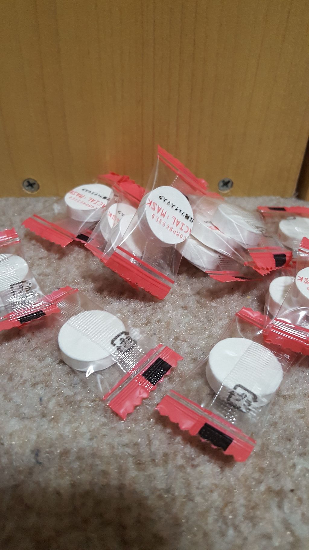 圧縮フェイスマスク/DAISO/シートマスク・パックを使ったクチコミ（1枚目）