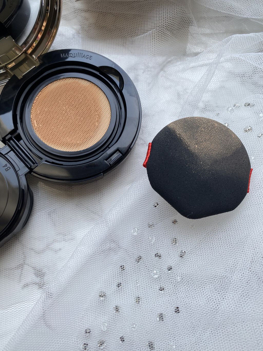 ドラマティックジェリーコンパクト/マキアージュ/クッションファンデーションを使ったクチコミ（3枚目）