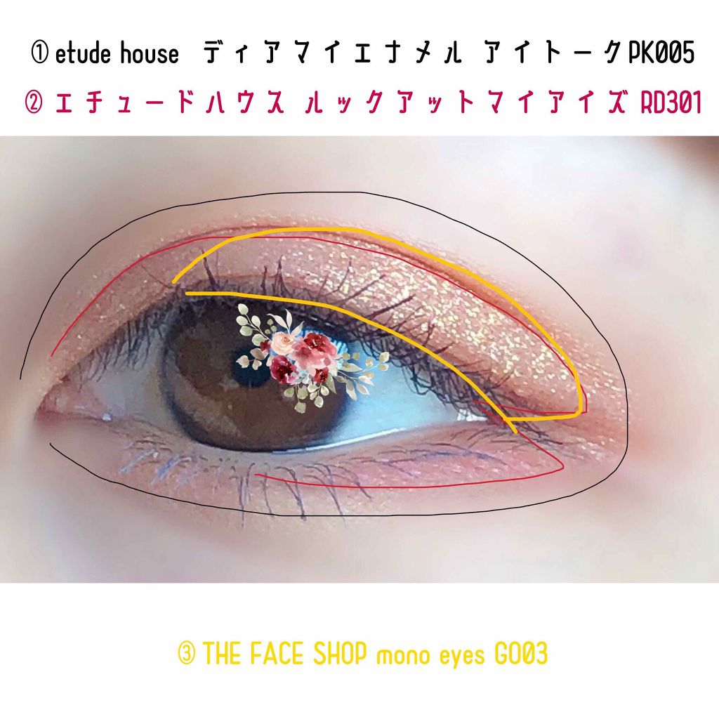 ルックアット マイアイズ/ETUDE/単色アイシャドウを使ったクチコミ(2枚目)