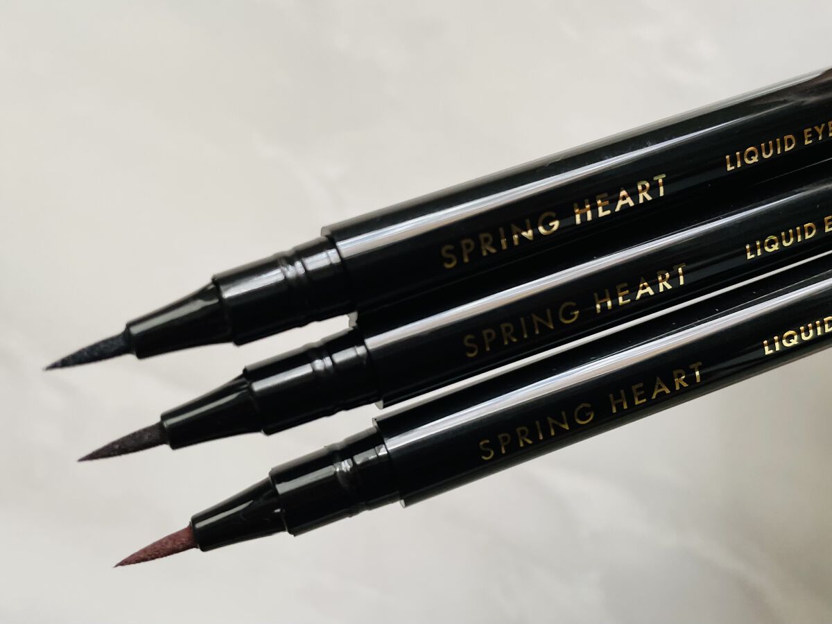 リキッドアイライナー/スプリングハート/リキッドアイライナーを使ったクチコミ（1枚目）
