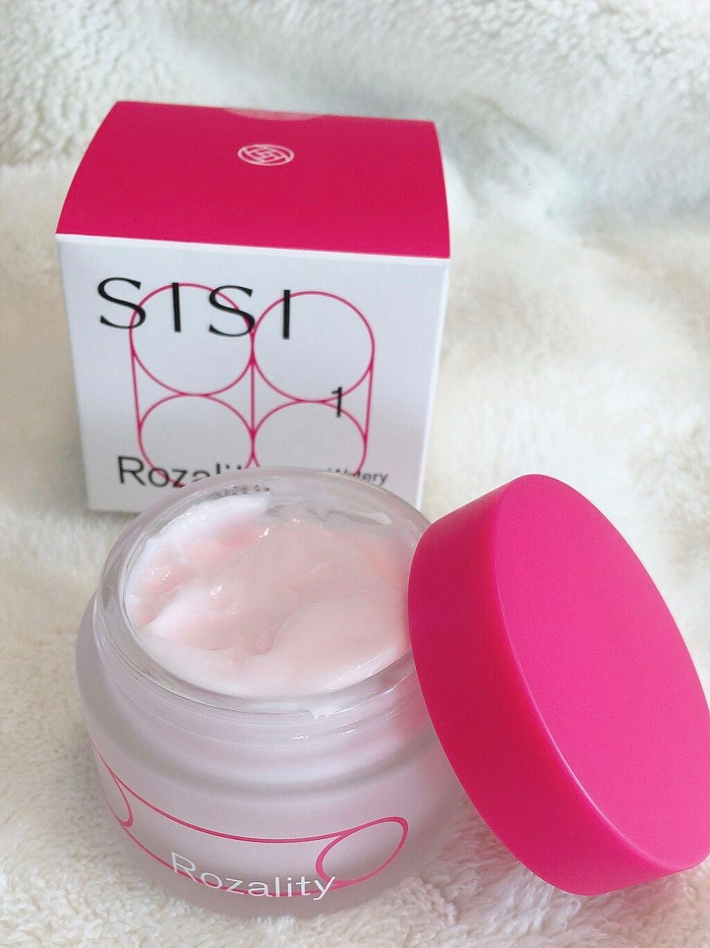 ロザリティ ウォータリーマスク/SISI/フェイスクリームを使ったクチコミ(5枚目)