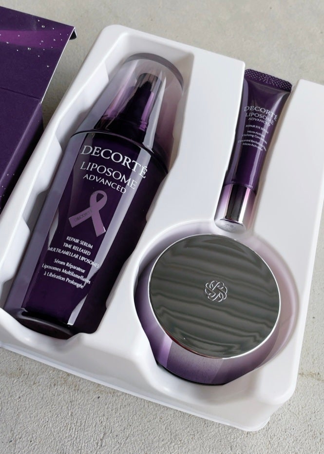 リポソーム アドバンスト パープルリボン セット 2023/DECORTÉ/スキンケアキットを使ったクチコミ(3枚目)