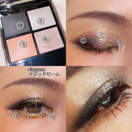 オンブル ジェ/GUERLAIN/アイシャドウパレットを使ったクチコミ(4枚目)