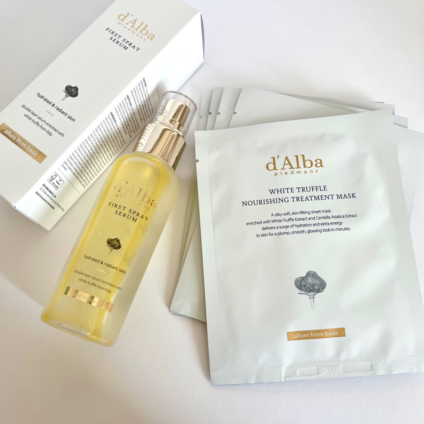 ダルバ ホワイトトリュフファーストスプレーセラム/ダルバ/ミスト状化粧水を使ったクチコミ(1枚目)