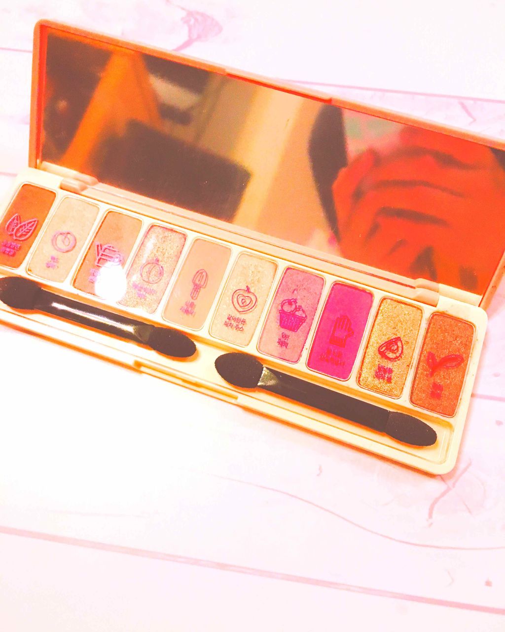 プレイカラー アイシャドウ/ETUDE/アイシャドウパレットを使ったクチコミ（2枚目）