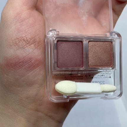 ツイン カラー アイシャドウ/ちふれ/アイシャドウパレットを使ったクチコミ(2枚目)