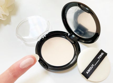 ブラーパウダーパクト/ABOUT TONE/プレストパウダーを使ったクチコミ(5枚目)
