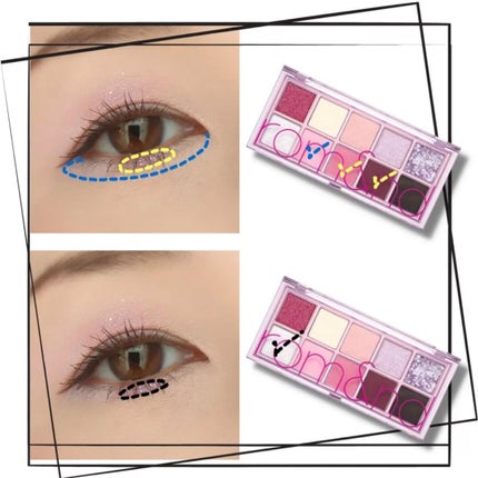 ベターザンパレット/rom&nd/アイシャドウパレットを使ったクチコミ(4枚目)