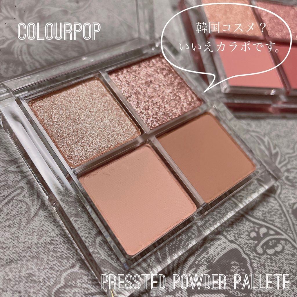 shadow palette /ColourPop/アイシャドウパレットを使ったクチコミ(1枚目)