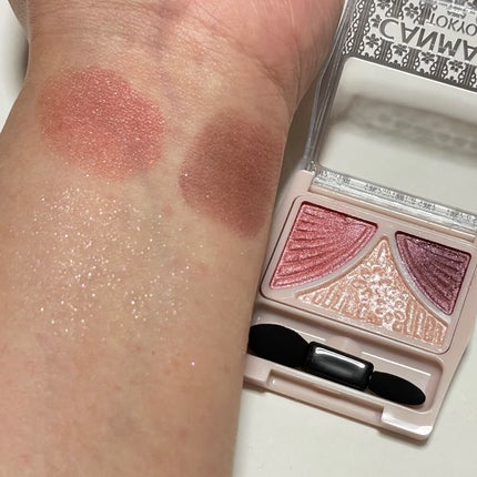 ジューシーピュアアイズ/キャンメイク/アイシャドウパレットを使ったクチコミ(3枚目)