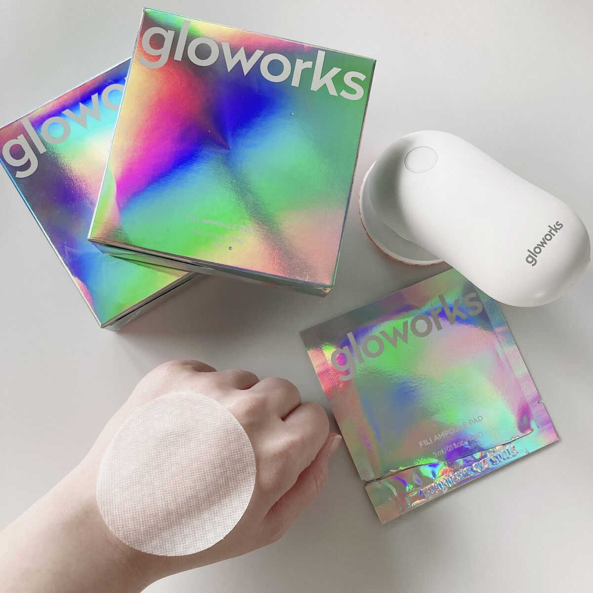  4Dモーションスキンブースタ/gloworks/美顔器・マッサージを使ったクチコミ（3枚目）