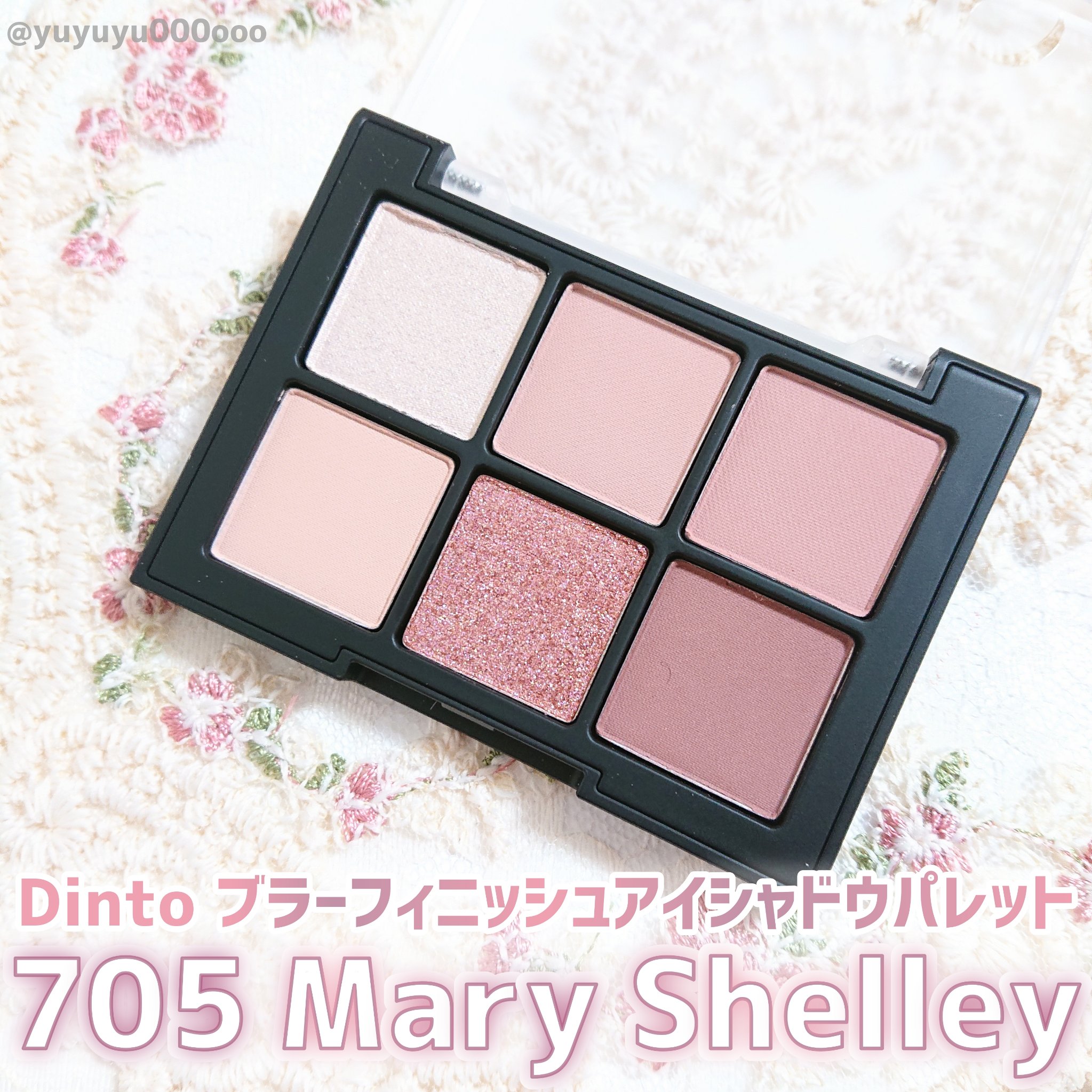 ブラーフィニシュシャドウパレット 705 メリー・シェリー/Dinto/アイシャドウパレットを使ったクチコミ（2枚目）