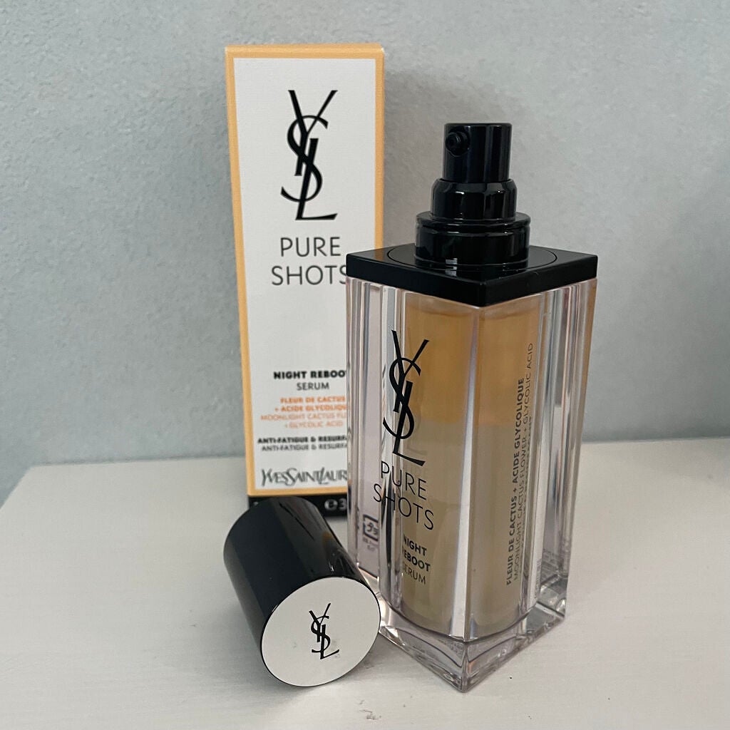 ピュアショット ナイト リチャージセラム/YVES SAINT LAURENT BEAUTE/美容液を使ったクチコミ(4枚目)