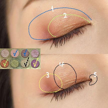 アイシャドウ × 8 テンプティング フェイト/M・A・C/アイシャドウパレットを使ったクチコミ(5枚目)