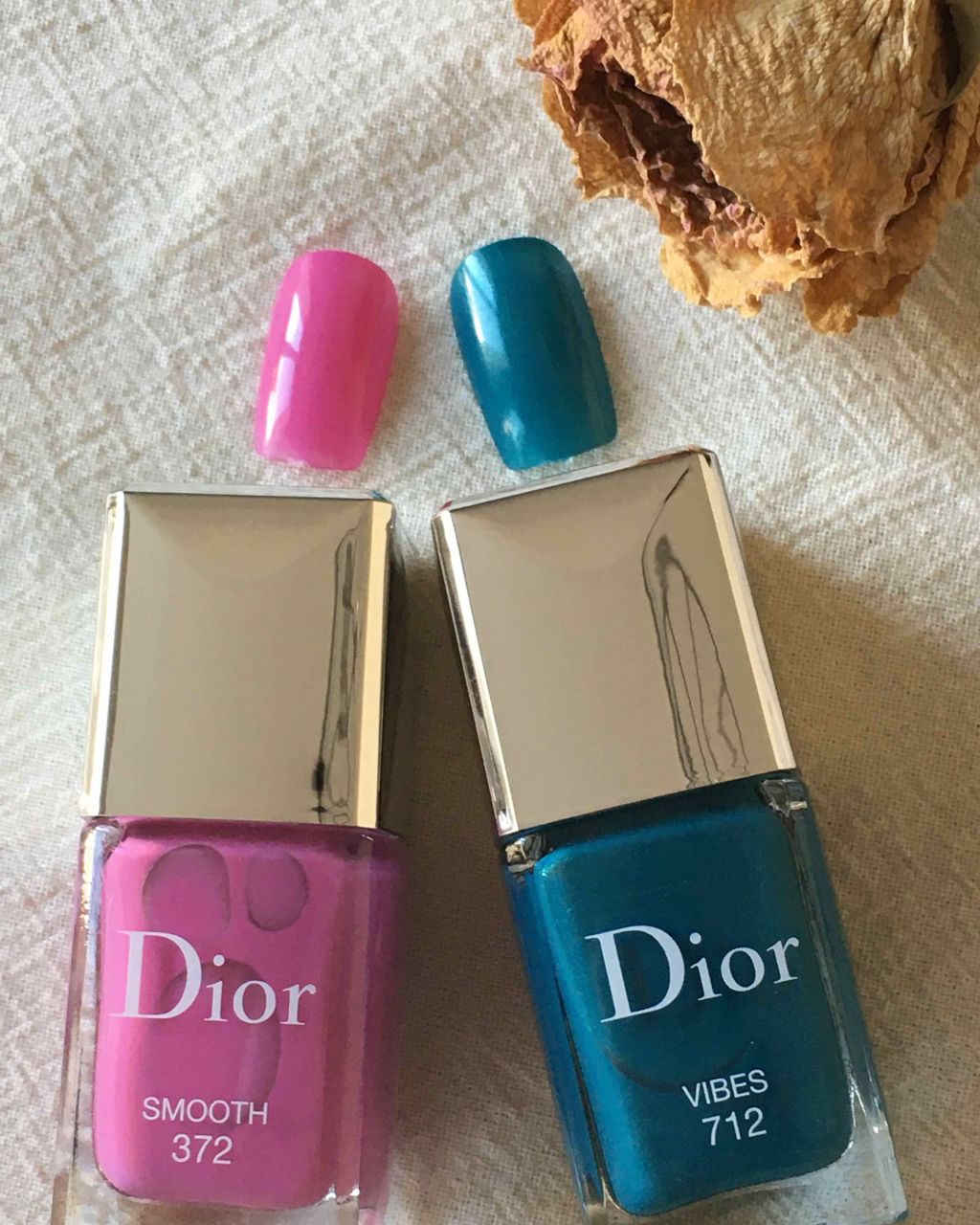 ディオール ヴェルニ 446 パーフェクト ピーチ（生産終了）/Dior/マニキュアを使ったクチコミ（3枚目）