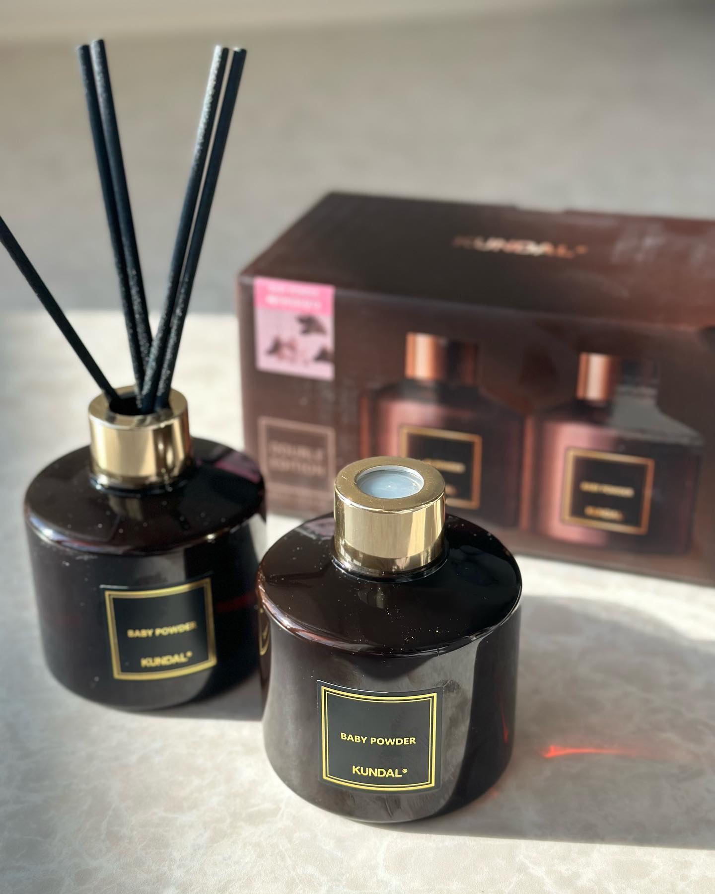 パフュームディフューザー 07.ベビーパウダー Baby Powder/KUNDAL/ルームフレグランスを使ったクチコミ（2枚目）