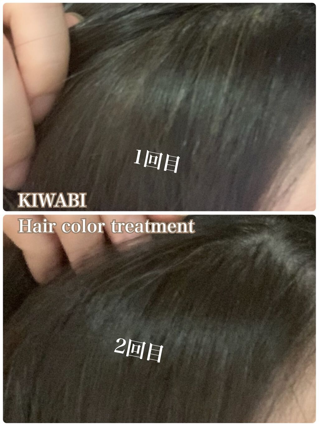 ROOT VANISH 白髪染めカラーシャンプー/ トリートメント/綺和美/市販シャンプーを使ったクチコミ（3枚目）