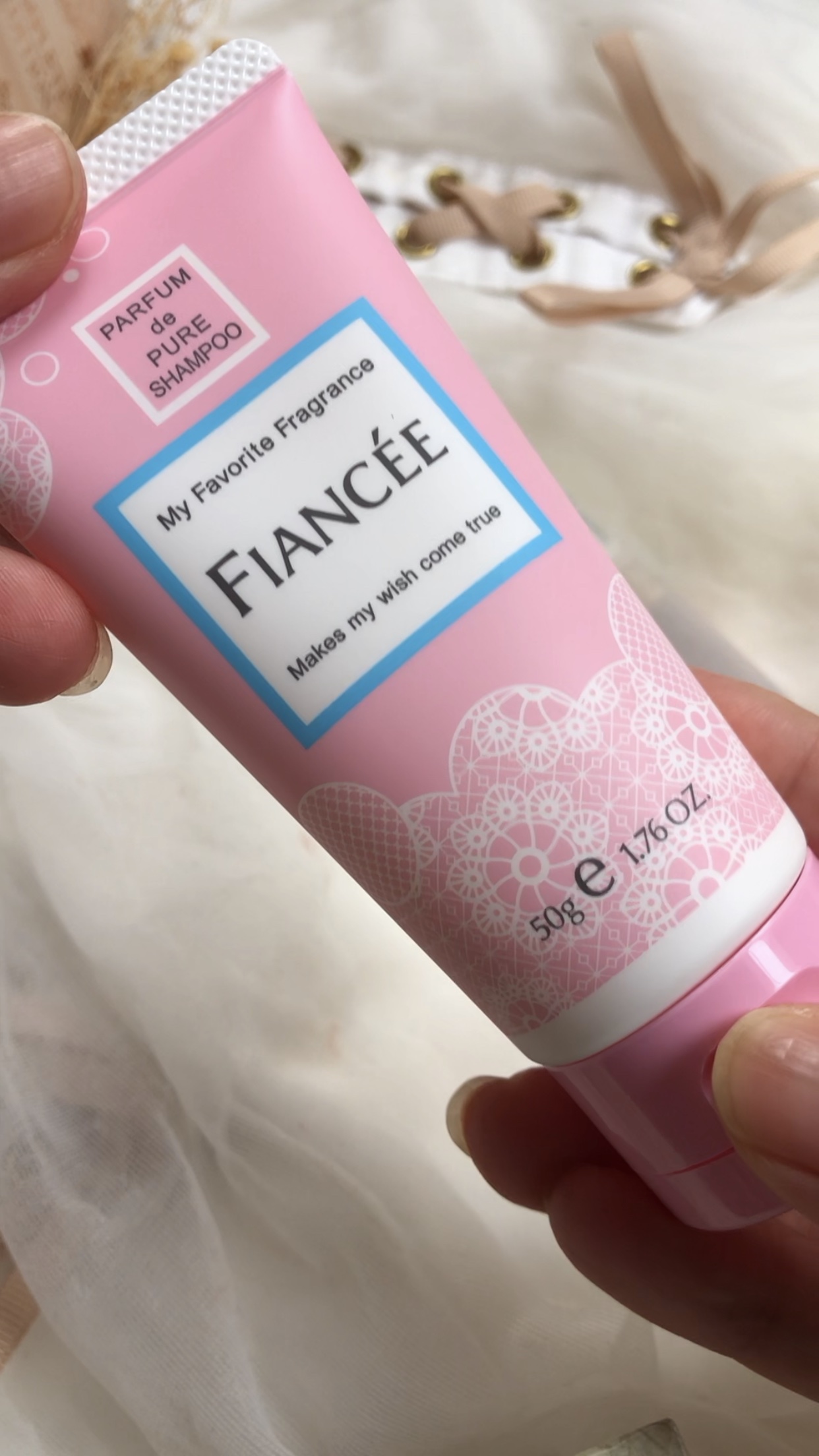 ハンドクリーム ピュアシャンプーの香り/フィアンセ/ハンドクリームを使ったクチコミ（1枚目）