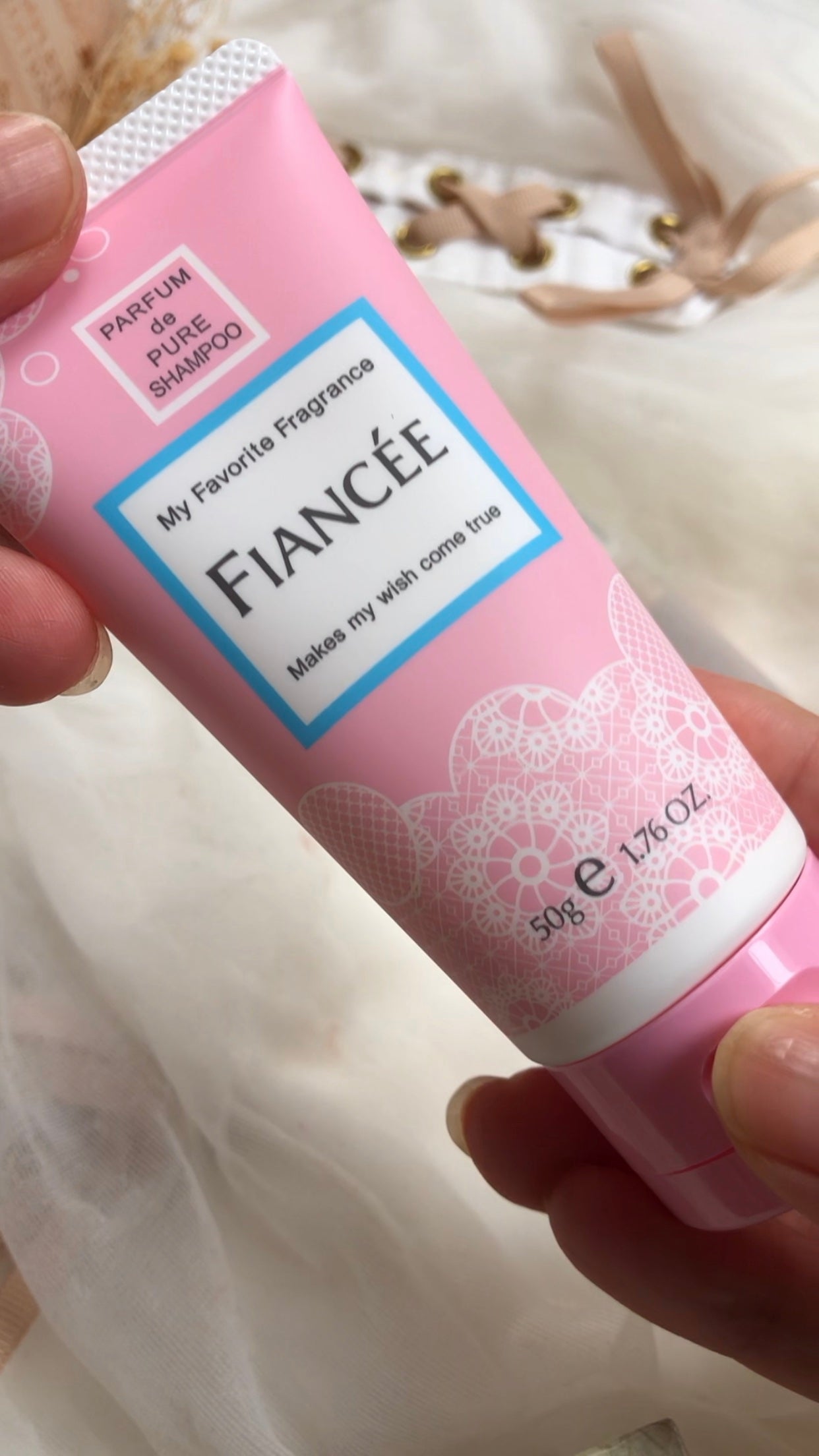 ハンドクリーム ピュアシャンプーの香り/フィアンセ/ハンドクリームを使ったクチコミ(1枚目)