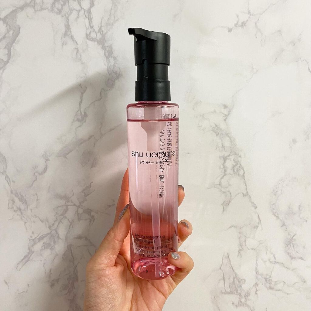 フレッシュ クリア サクラ クレンジング オイル/shu uemura/オイルクレンジングを使ったクチコミ(1枚目)