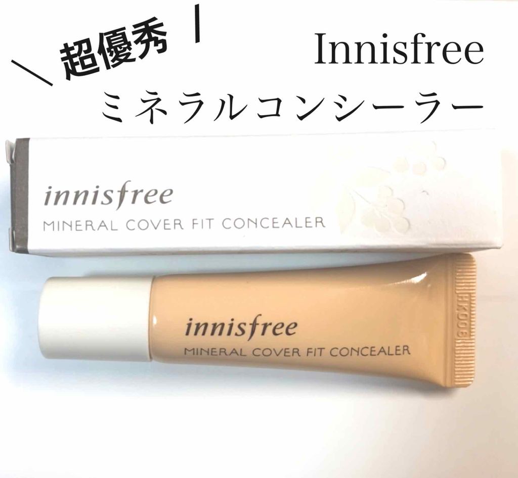 ミネラルカバーフィット コンシーラー/innisfree/クリームコンシーラーを使ったクチコミ（1枚目）