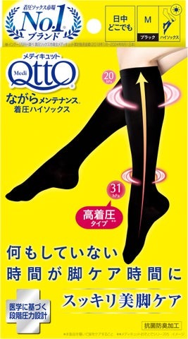 ながらメンテナンス 着圧ハイソックス / メディキュット