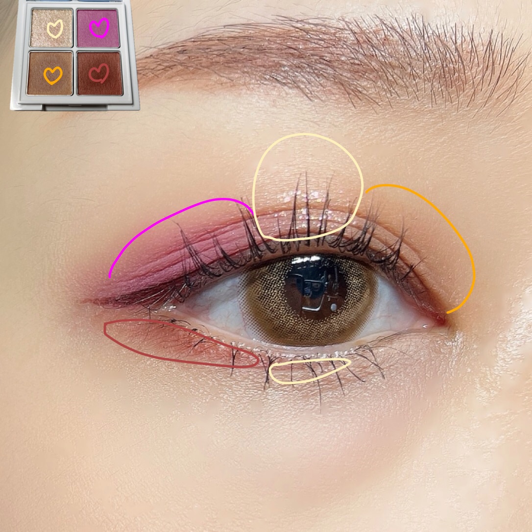 アイパレット/sopo/アイシャドウパレットを使ったクチコミ（2枚目）