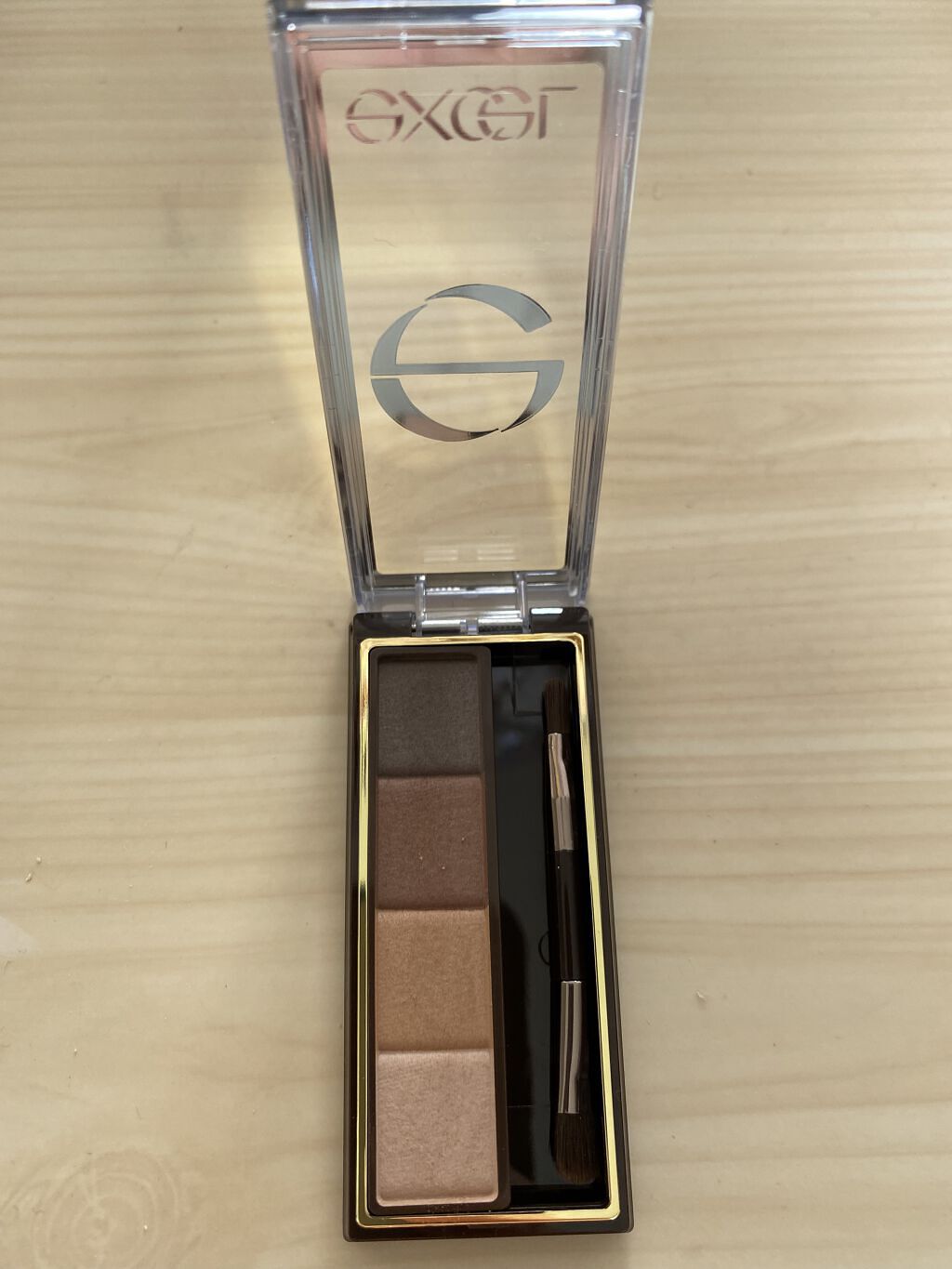 スタイリング パウダーアイブロウ SE03 ピンクブラウン/excel/パウダーアイブロウを使ったクチコミ（2枚目）