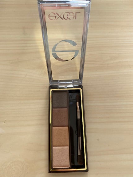 スタイリング パウダーアイブロウ SE03 ピンクブラウン/excel/パウダーアイブロウを使ったクチコミ(2枚目)