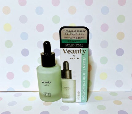 ヴィーガン カラーファンデーション/Veauty by THE_B/リキッドファンデーションを使ったクチコミ(1枚目)