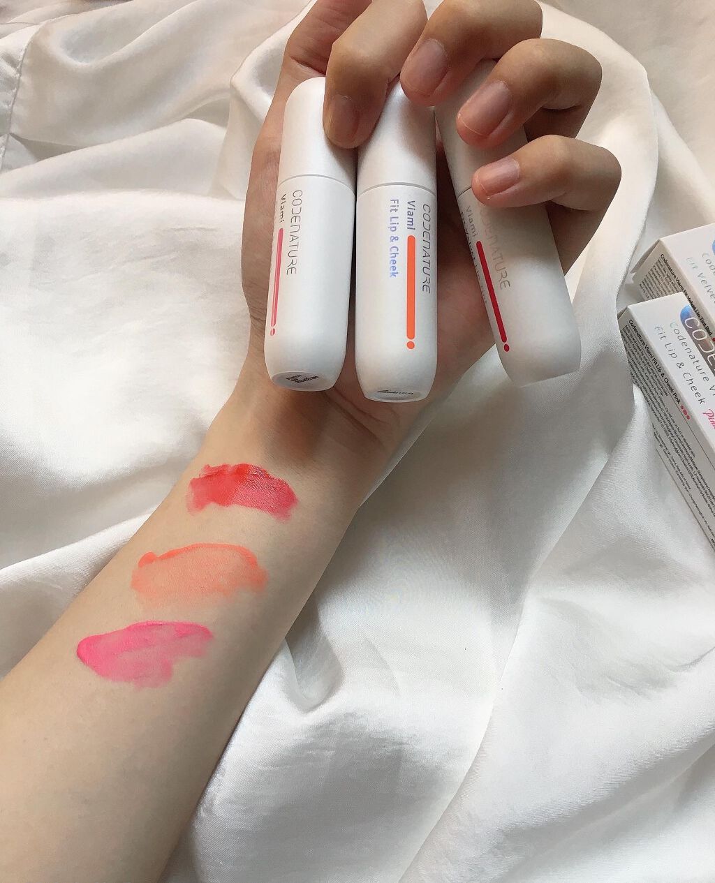 ビアミフィットリップ&チーク/CODENATURE/リップグロスを使ったクチコミ(1枚目)