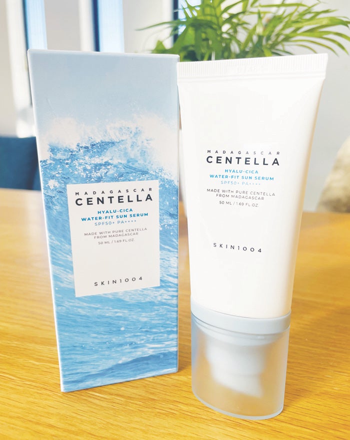 ヒアルーシカ ウォーターフィット サンセラム/SKIN1004/日焼け止めローションを使ったクチコミ(1枚目)