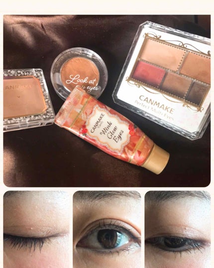 ウィンクグロウアイズ/キャンメイク/ジェル・クリームアイシャドウを使ったクチコミ(1枚目)