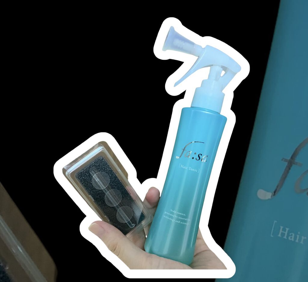 スペシャルケアセット(スキャルプパッチ/育毛トニック)/fasa/頭皮ローションを使ったクチコミ（1枚目）