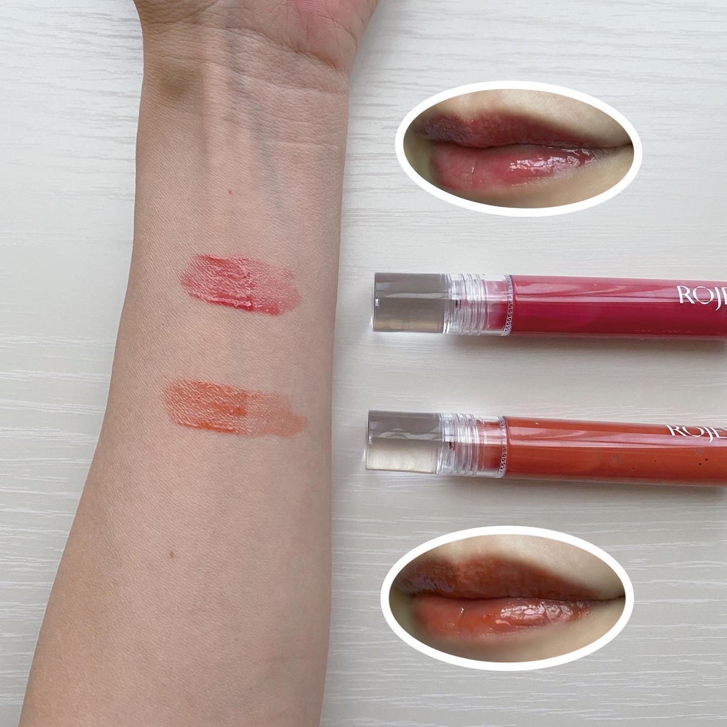 LIP PLUMPER GLAZE TINT/ROJEV/口紅を使ったクチコミ(3枚目)