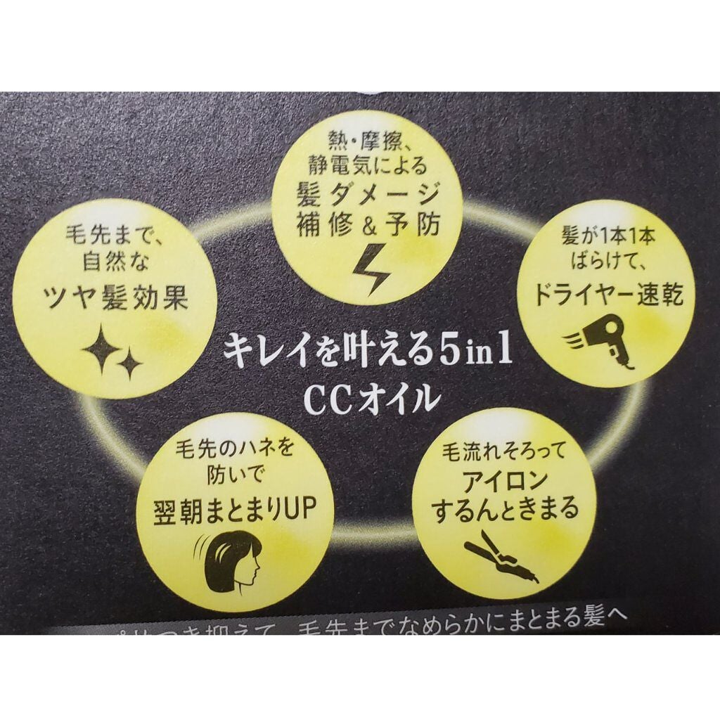 CCオイル/エッセンシャル/ヘアオイルを使ったクチコミ(2枚目)