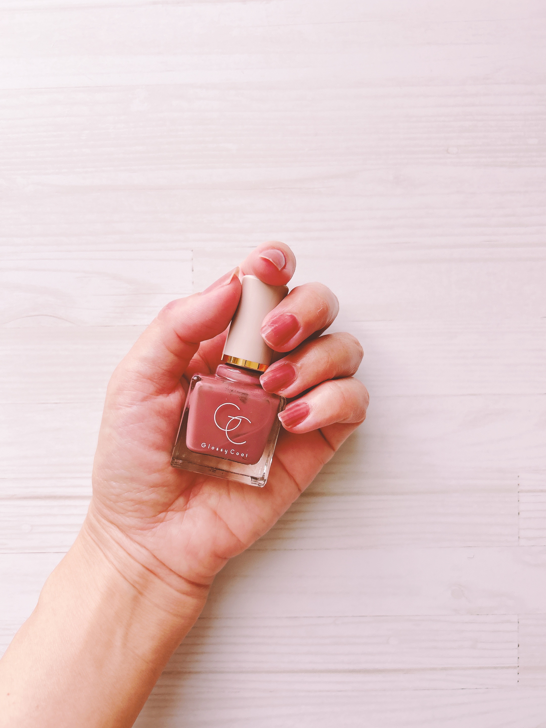 グロッシーコート ラベンダーグレージュ/スキューズミー/オールインワンネイルを使ったクチコミ（1枚目）