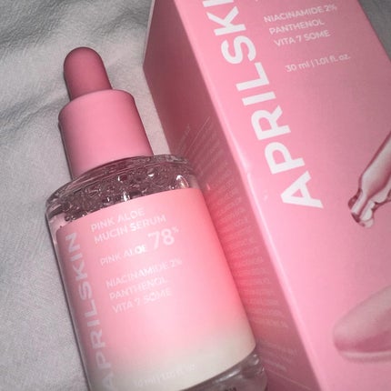 ピンクアロエムチンセラム/APRILSKIN/美容液を使ったクチコミ(5枚目)
