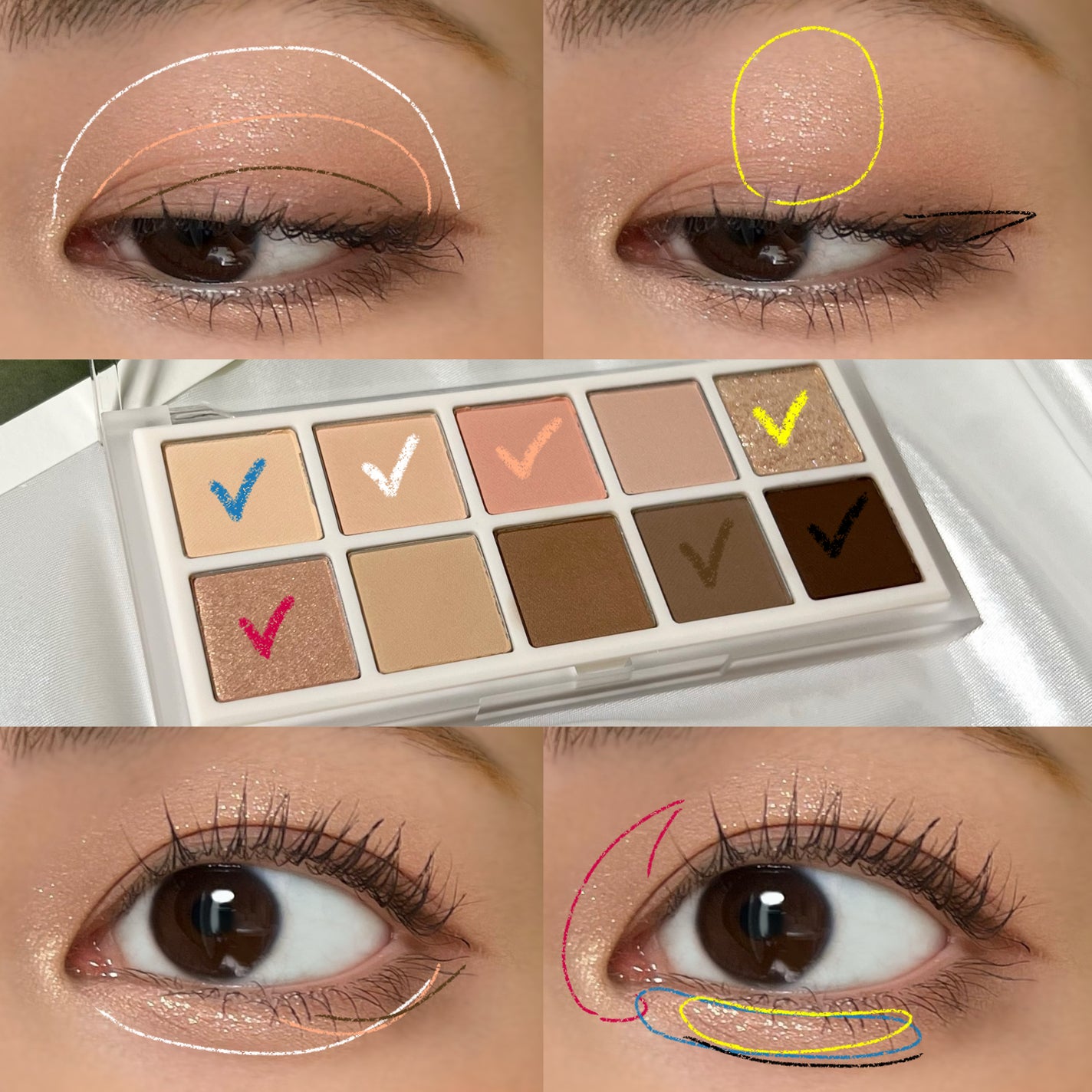 マルチユースシャドウパレット/RULIDIA/アイシャドウパレットを使ったクチコミ(7枚目)