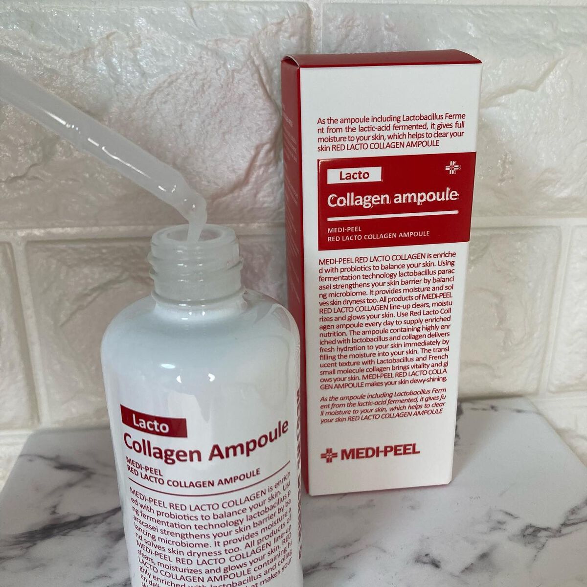 レッドラクトコラーゲンアンプル/MEDIPEEL/美容液を使ったクチコミ（2枚目）