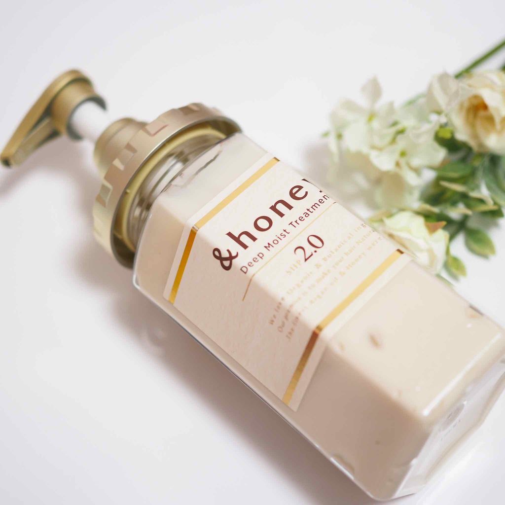 ディープモイスト シャンプー1.0／ヘアトリートメント2.0/&honey/市販シャンプーを使ったクチコミ（3枚目）