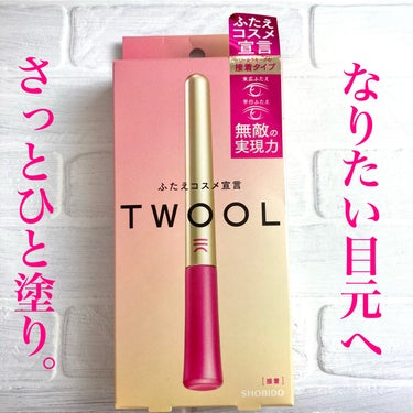 TWOOL ダブルアイリッドグルー/SHOBIDO/二重まぶた用アイテムを使ったクチコミ（1枚目）