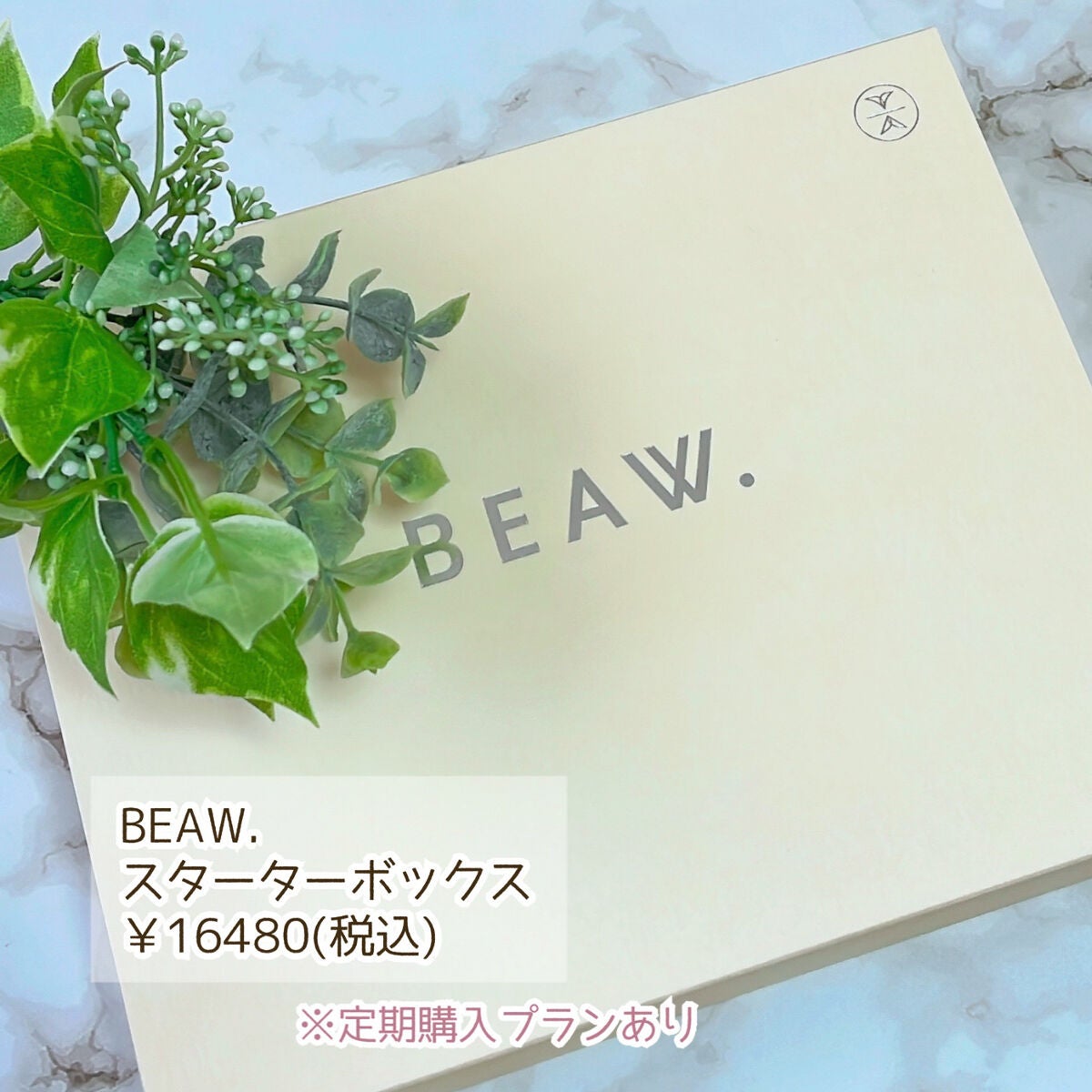 スターターBOX/BEAW./スキンケアキットを使ったクチコミ(2枚目)
