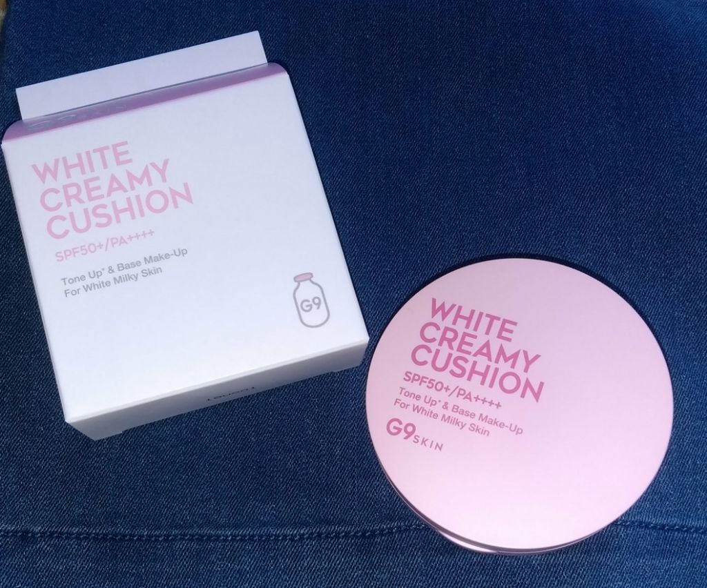 WHITE CREAMY CUSHION(ウユファンデ)/G9SKIN/化粧下地を使ったクチコミ（1枚目）