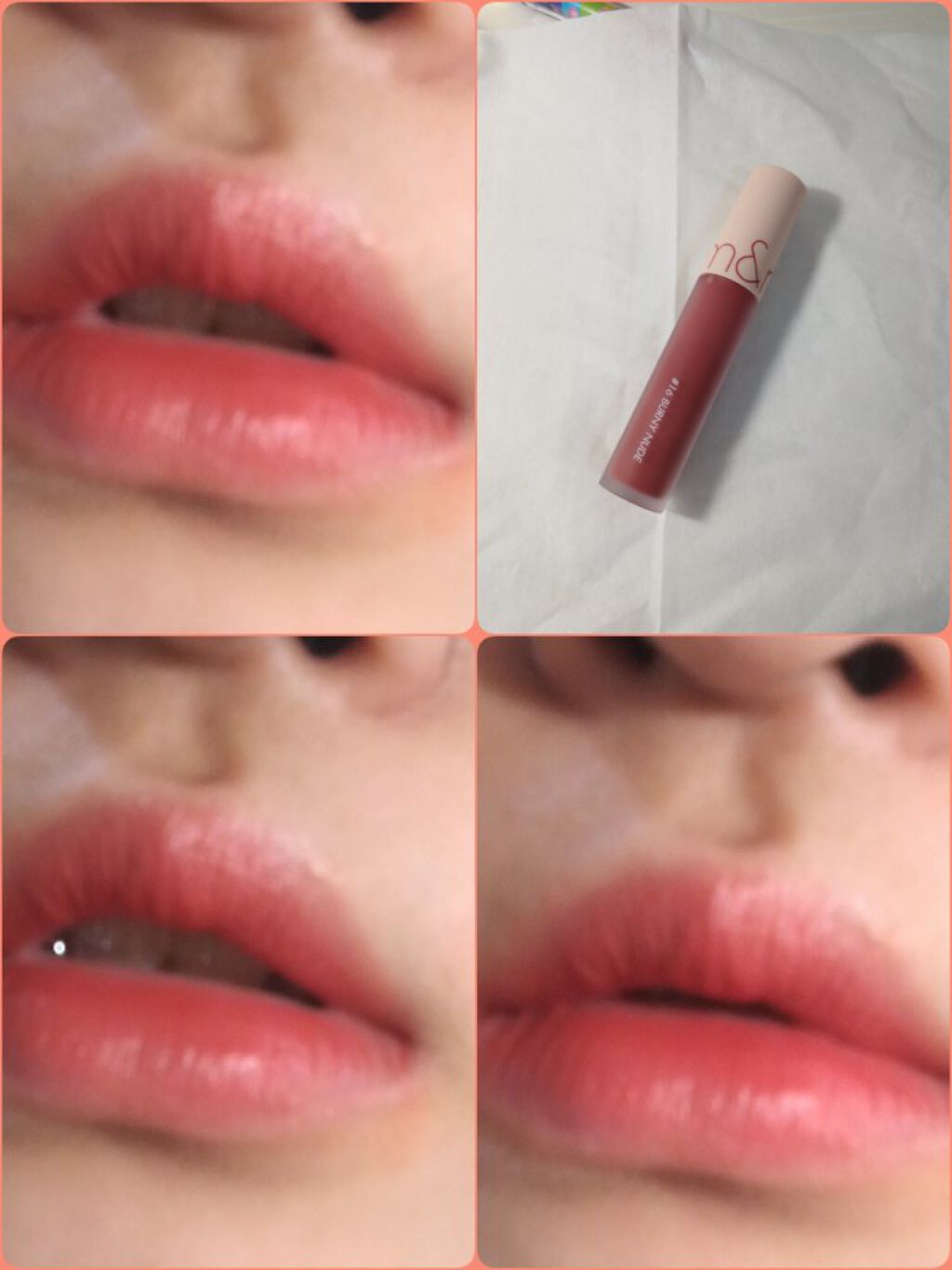 ゼロベルベットティント/rom&nd/リップティントを使ったクチコミ（3枚目）