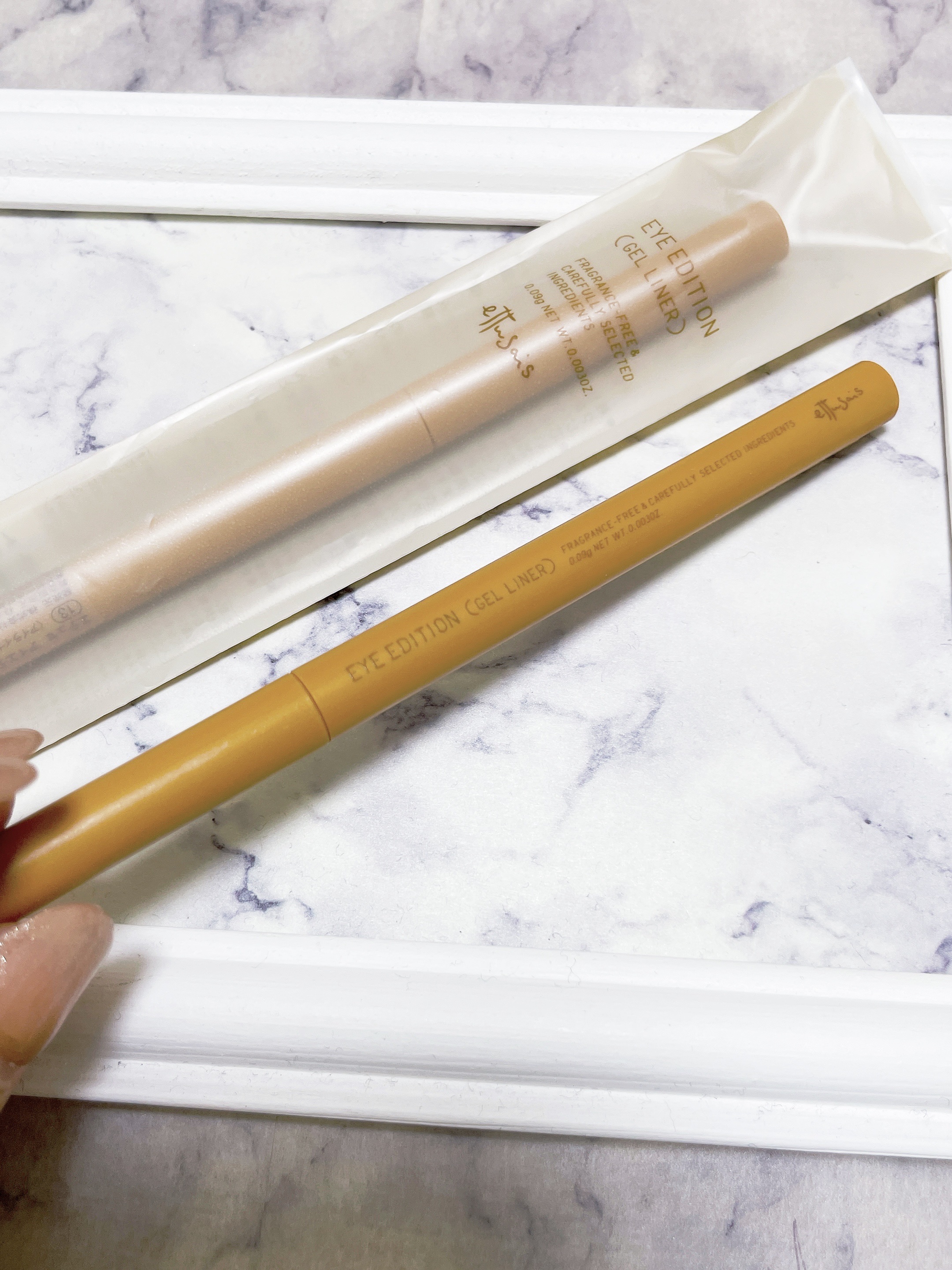 エテュセ ラスティング ジェルライナー 13 ミモザブラウン/ettusais/ジェルアイライナーを使ったクチコミ（3枚目）